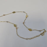 Lant din aur galben cu bile 14K, 2.69 grame