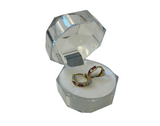 Cercei aur galben 14K cu pietre, 1.28 grame