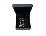 Cercei dama din aur galben 14K, 2.74 grame
