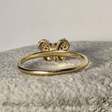 Inel din aur galben cu pietre 14K, 1.41 Grame