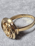 Inel Damă Floare din Aur 14K – Design Elegant și Rafinat