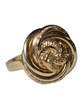 Inel Damă Floare din Aur 14K – Design Elegant și Rafinat