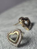Cercei Damă Model Inimă din Aur 14K – Design Elegant și Romantic