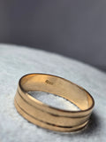 Verighetă Elegantă din Aur Galben 22K cu Design Modern și Rafinat