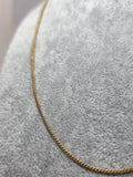 Lănțișor Fin din Aur 22K, Model Italian – Eleganță Delicată și Rafinată