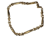 Brățară din Aur Galben 14K cu Design Grecesc Elegant