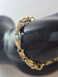 Brățară din Aur Galben 14K cu Design Grecesc Elegant