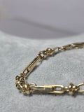 Brățară din Aur Galben 14K cu Design Grecesc Elegant