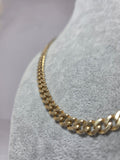 Lanț Cuban Premium din Aur 14K – Stil Clasic, Prezență Remarcabilă