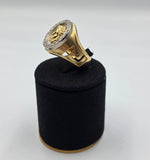 Inel Aur galben 18K Versace cu Diamante