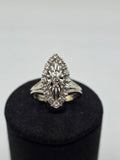Inel Aur alb 18K Diamante