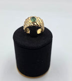Inel Aur Galben 18K Diamante si Safir
