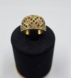 Inel Aur 18K Pietre Diamante / Safire/ Rubine