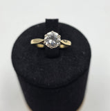 Inel Aur 14K cu Diamant Natural