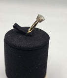 Inel Aur 14K cu Diamant Natural