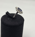 Inel Aur 18K cu Diamante si Safir