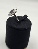 Inel Aur 18K cu Diamante si Safir