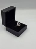Inel Aur 18K cu Diamante si Safir