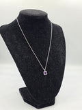 Colier aur 14K cu Pandantiv aur 14 K cu Diamante si Ametist