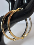 Cercei rotunzi din aur 14K cu design minimalist – 3,97 g
