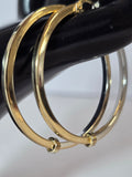 Cercei rotunzi din aur 14K cu design minimalist – 3,97 g