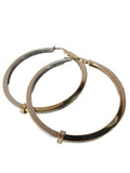 Cercei rotunzi din aur 14K cu design minimalist – 3,97 g