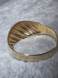 Inel din aur galben 18K model clasic texturat – 2,02 g