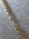 Lanț din aur galben 14K model modern geometric – 14 g