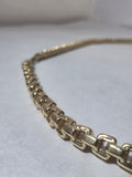 Lanț din aur galben 14K model modern geometric – 14 g