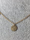 Lănțișor din aur galben 14K cu bănuți decorativi – 2,58 g