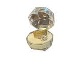 Inel dama din aur galben 14K cu pietre, 4,03grame