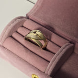 Inel din aur galben si alb 14K, 4.03 Grame