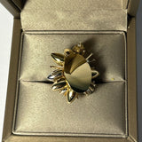Pandantiv albină din aur 14K, model bicolor – 8,29 g