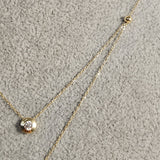 Lănțișor aur 14K 585 cu pandantiv – 2,37 g – 44 cm