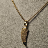 Lant din aur galben cu pandantiv 14K, 11.88 grame