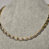 Colier din aur galben 14K cu pietre, 26.86 Grame