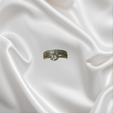 Inel aur galben 14K cu pietre, 3.29 grame