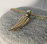 Lant din aur galben cu pandantiv 14K, 11.88 grame