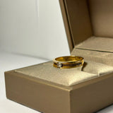 Inel din Aur Galben 14K (585) cu Pietre Strălucitoare – 2.68 g