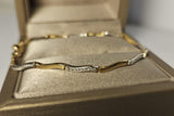 Brățară din aur 14K cu pietre strălucitoare – 3,42 g