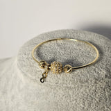 Cercei din aur galben rotunzi 14K, 5.30 grame