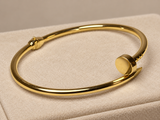 Brățară fixă din aur 14K tip cui, design modern – 7,62 g