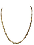 Lănțișor din aur galben 14K cu elemente ovale ornamentale, 49 cm și 5,07 g
