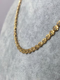 Lănțișor din aur galben 14K cu elemente ovale ornamentale, 49 cm și 5,07 g