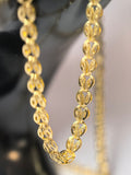 Lănțișor din aur galben 14K cu elemente ovale ornamentale, 49 cm și 5,07 g