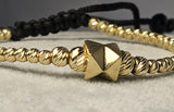 Bratara cu bile din aur 14K, 4.72 grame