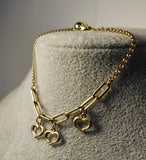 Bratara din aur galben 14K, 3.82 grame