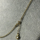 Colier din aur 14K cu fluturi și pietre decorative – 4,83 g