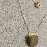 Lănțișor aur 14K 585 cu pandantiv – 2,37 g – 44 cm