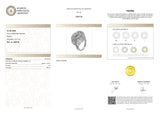 Inel Platina cu Diamante Naturale